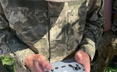 Бійцям з Обухова подарували квадракоптера