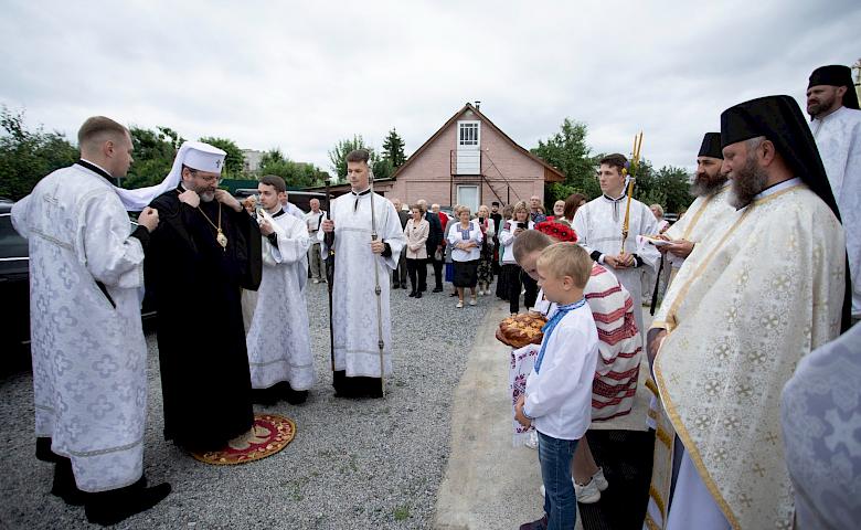 Голова УГКЦ освятив храм в Обухові