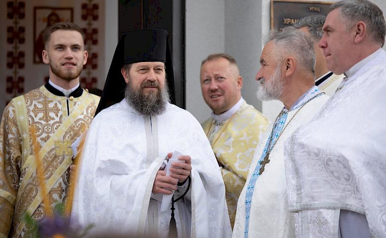 Голова УГКЦ освятив храм в Обухові