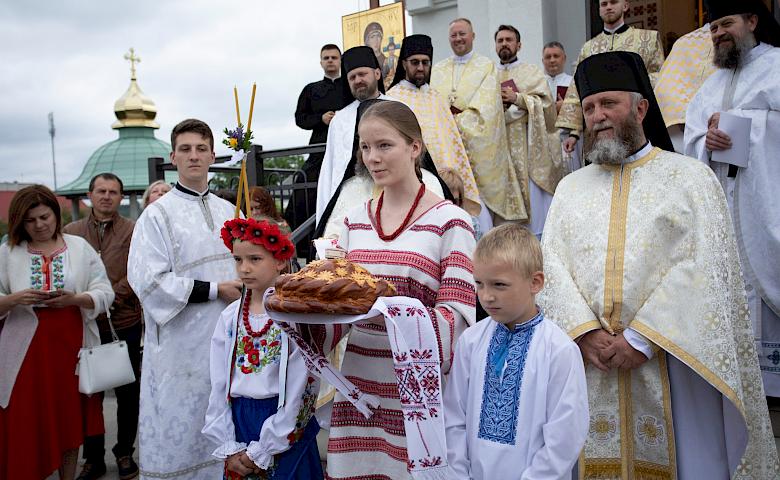 Голова УГКЦ освятив храм в Обухові
