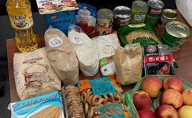 До Козинського гуманітарного штабу прибули продуктові набори для ВПО