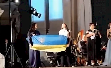 Мешканка Обухівщини виступила на благодійному вечері в Італії