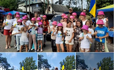 Обухівщина: у Козині діти назбирали на авто 72-ій бригаді