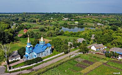 Фотограф з Вишгорода зазнімкував долину р. Красна на Обухівщині