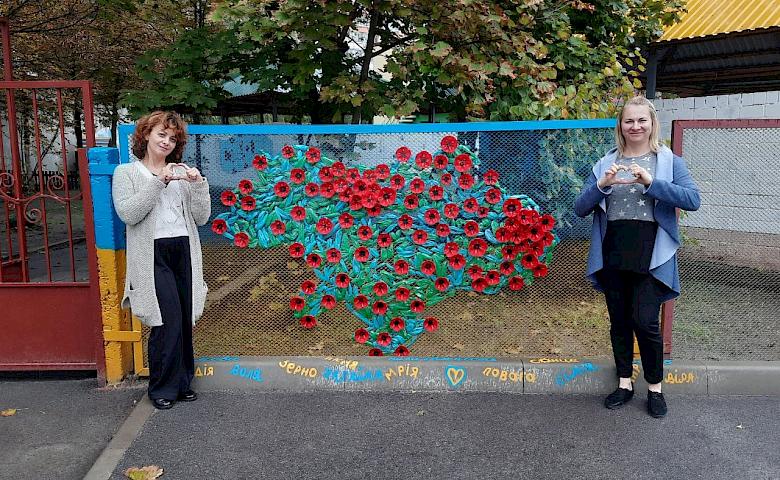 В обухівському дитячому садку "розквітла Україна"