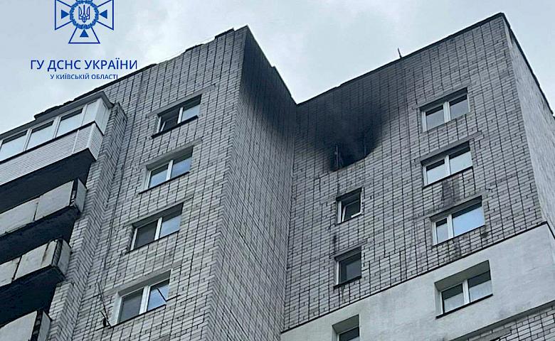 Під час пожежі в Обухові евакуювали 10 чоловік