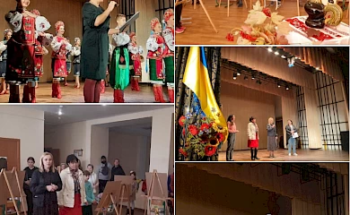 У Ржищеві діти малювали славнозвісного півника