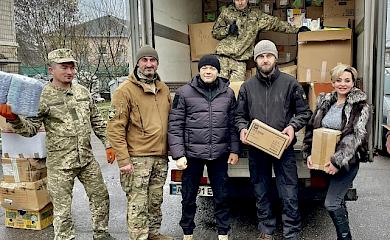 Обухівському гумштабу передали авто з предметами гігієни