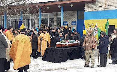 Обухівщина попрощалася із загиблим під Бахмутом бійцем