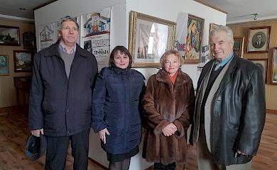 Галерею на Обухівщині відвідала народна артистка