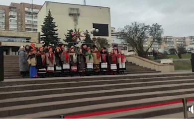 В Обухові на Святвечір збирали кошти для бійців