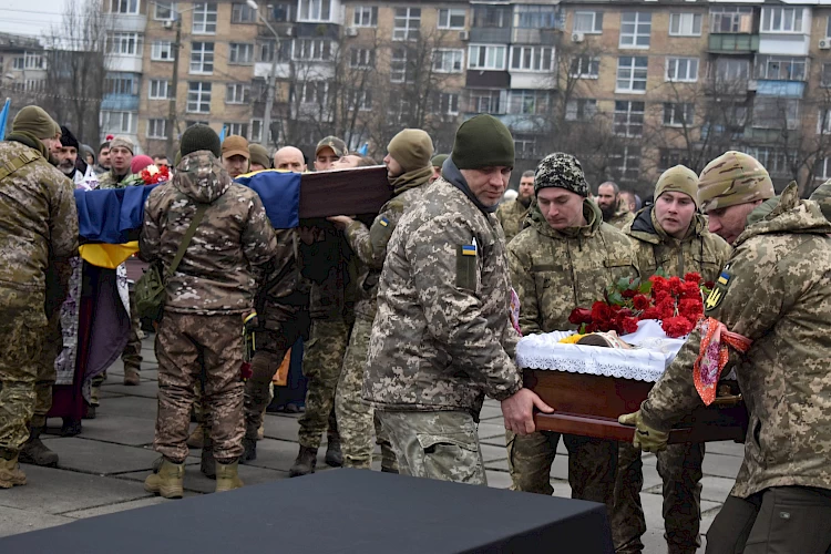 Українська громада попрощалася із загиблими на Донбасі бійцями