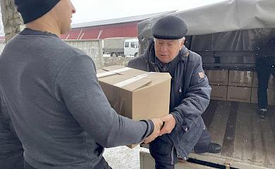 Громади Обухівського району отримали 450 коробок продуктових наборів