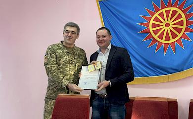 В Обухові нагородили голову райради та командира ДФТГ