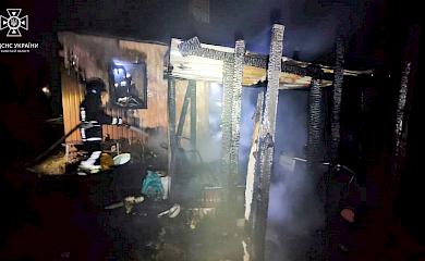 В Киевской области дотла сгорел дом