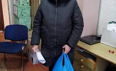 Ржищівський гумштаб передав продукти для потребуючих родин