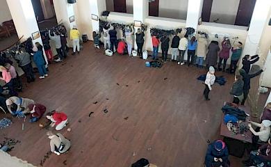 Рік війни: у Ржищеві розповіли як Будинок культури перетворився на гуманітарний штаб