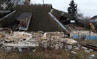 В Киевской области взрыв природного газа разрушил дом