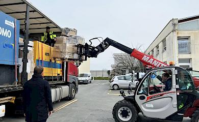 Із Франції на Обухівщину вирушила  фура з допомогою