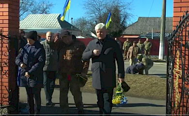 Богуславська громада попрощалася із загиблим бійцем (відео)
