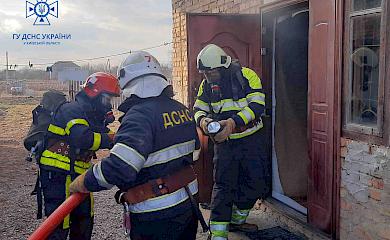 Пожар в Белоцерковском районе: горел жилой дом