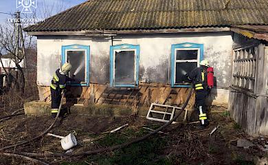 В селі Обухівського району під час пожежі загинув чоловік