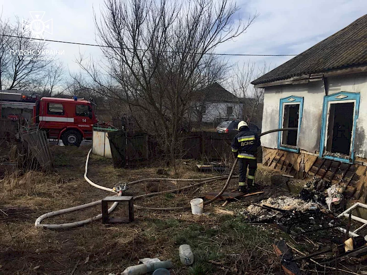 В селі Обухівського району під час пожежі загинув чоловік