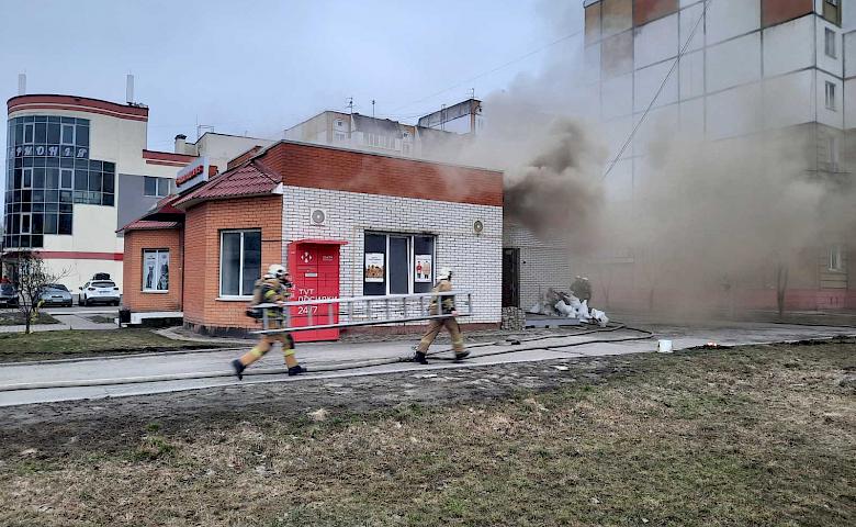 В Обухові горіло відділення "Нової пошти"