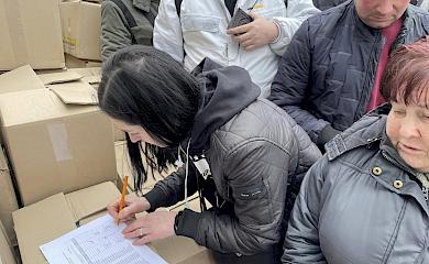 В Обухівському районі відбулася гуманітарна акція на підтримку ВПО