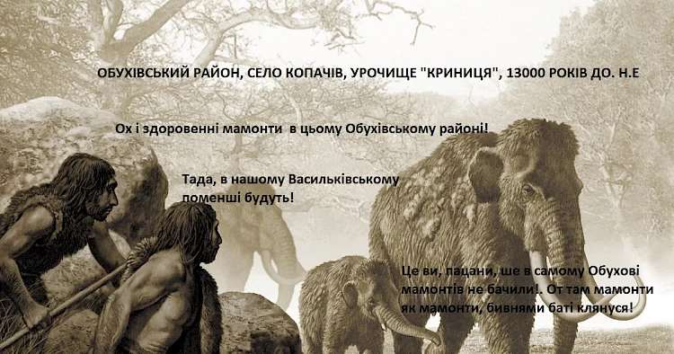 Київській області - 1181, Обухівському району - 15 000 років