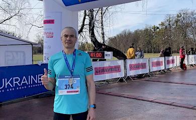 Бігун із Ржищева взяв участь у "Київській десятці незламності"