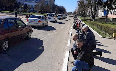 Богуслав зустрів жалобою і "живим коридором" загиблих бійців
