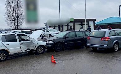 На Фастівщині сталась ДТП за участю трьох автомобілів