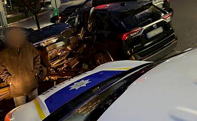 В селищі на Обухівщині водій &laquo;БМВ&raquo; в&rsquo;їхав у припарковану &laquo;Тойоту&raquo;