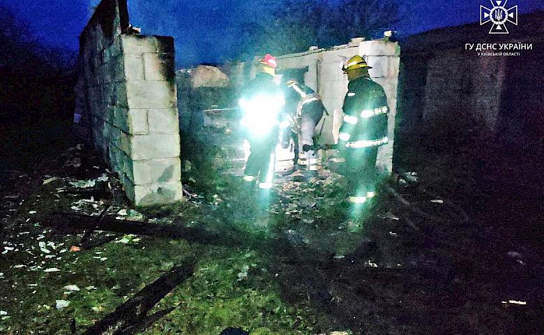 Вишгородський район: під час пожежі в гаражі постраждав власник