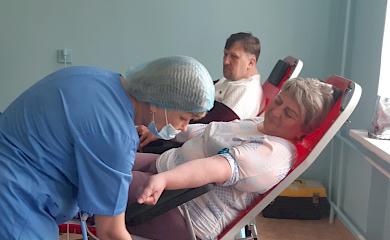 Майже 100 мешканців Богуславської громади здали кров для ЗСУ