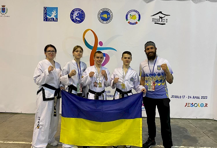 Юні обухівські таеквондисти привезли кілька медалей з Італії