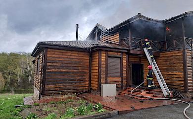В селі на Богуславщині горів дах житлового будинку
