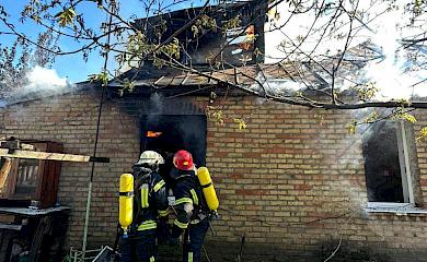 В Броварах во время пожара погибла женщина