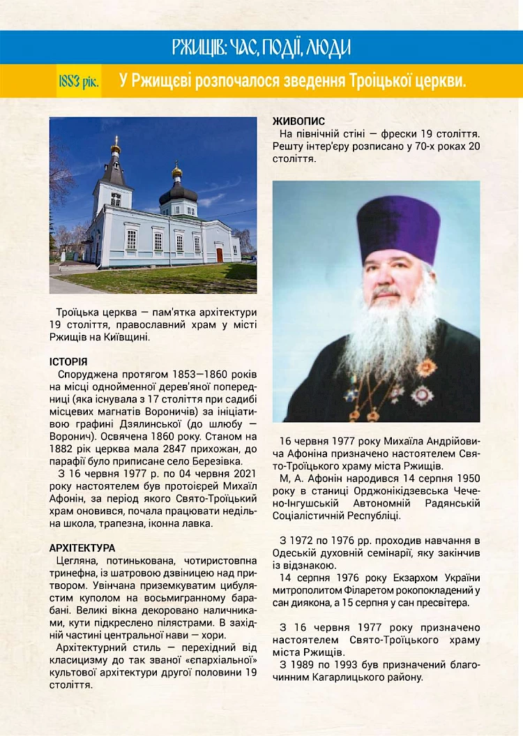 Ентузіасти планують створити нову книжку з історії Ржищева