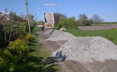 На Кагарличчині розпочаті роботи з облаштування  ґрунтових доріг