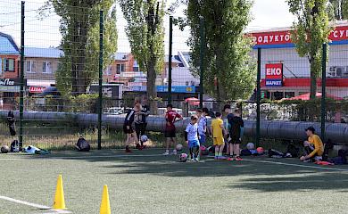 В Українці відбулося відкрите тренування з футболу