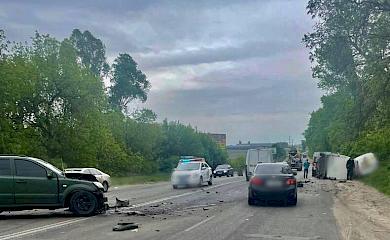 ДТП за участю 4 авто на Бучанщині: є постраждалі