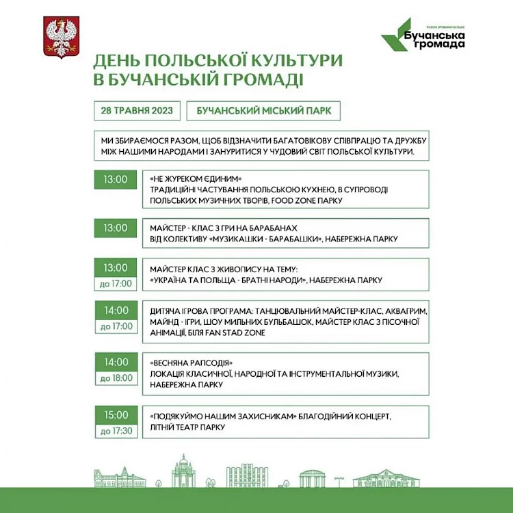 У Бучі проведуть День польської культури: програма
