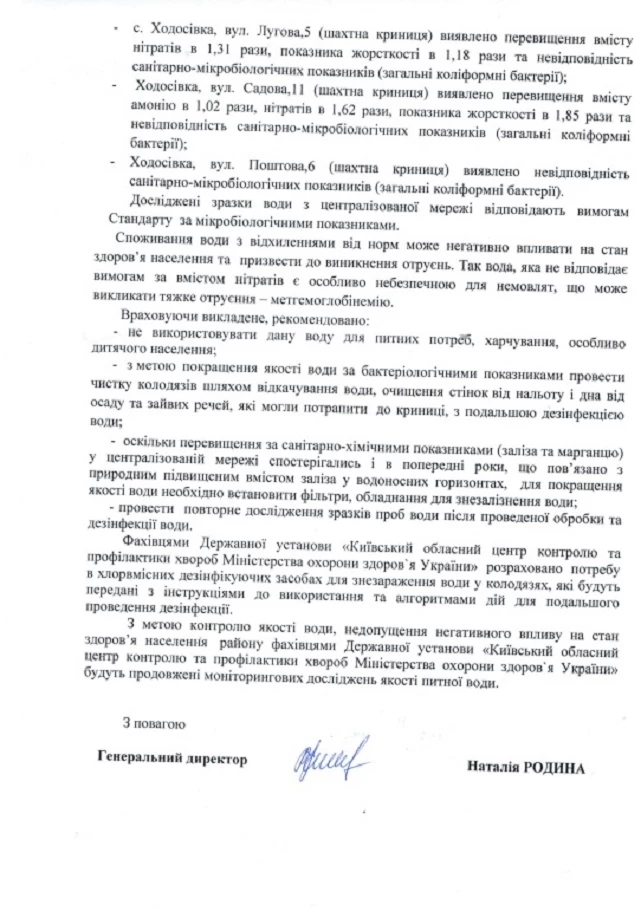 У Ходосівці перевірили воду: звідки пити можна, а де - ні