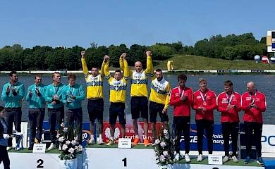 "Четвірка" обухівця Семикіна взяла 1 місце на олімпійській дистанції 500 метрів