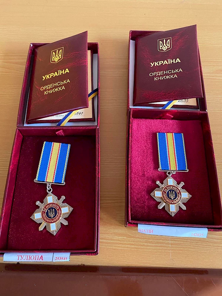 Орденом "За мужність" ІІІ ступеня (посмертно) нагородили загиблих бійців з Миронівки