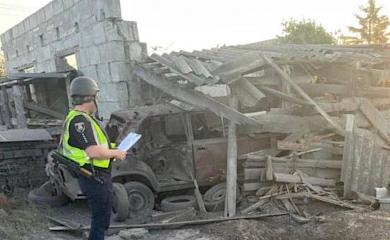 Наслідки атаки на Київщину: 2 людей травмовано, пошкоджено будинки