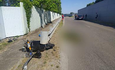 Під час ДТП на Обухівщині загинув мопедист: це вже друге смертельне ДТП за участі двоколісного транспорту