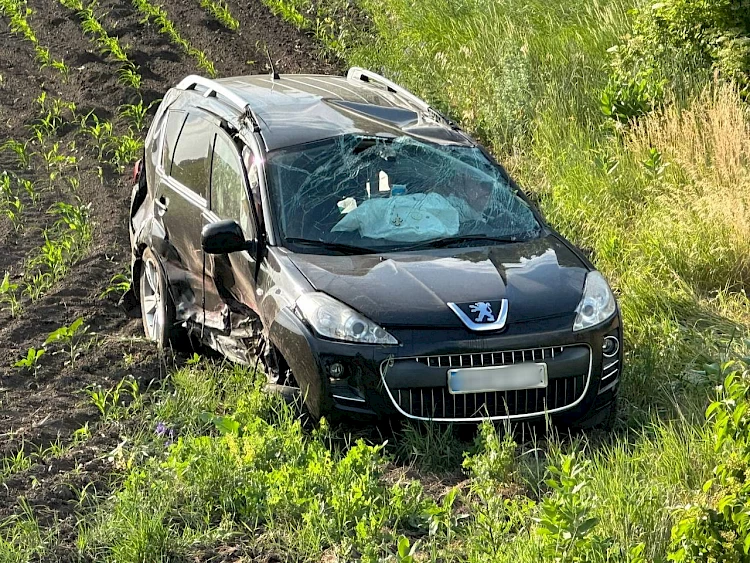 В ДТП на Обухівщині авто з&lsquo;їхало в кювет, результат -  троє травмованих